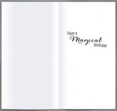 Disney Frozen Birthday Card - Elsa & Anna Design - Magical Princess Greeting